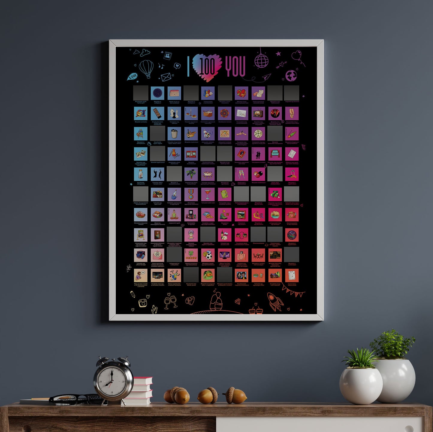I100YOU kaparós poszter pároknak